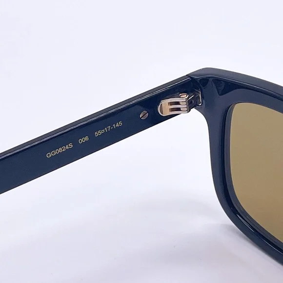 NEW GUCCI GG0824S 006 NEW COLLECTION GUCCI SUNGLASSES GG0824S BLACK BROWN